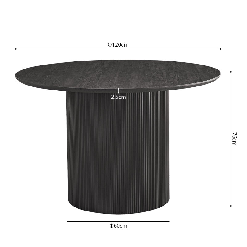 Eettafel Lagos rond | Ø120 - Afbeelding 2