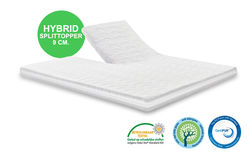 Splittopper Hybrideschuim De Luxe 9 cm