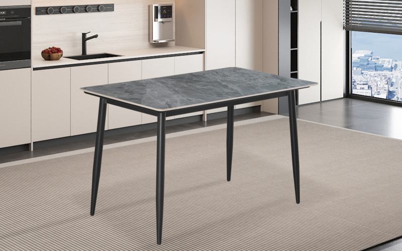 Eettafel Kenzo grijs | 120 cm