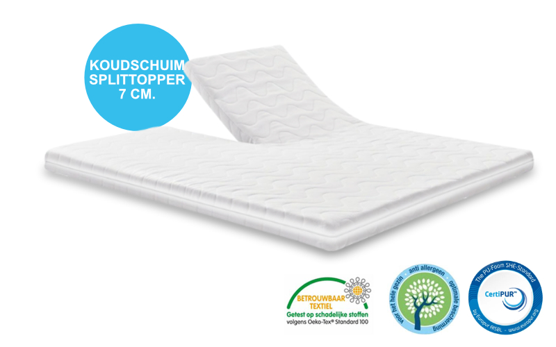 Splittopper Koudschuim 7 cm