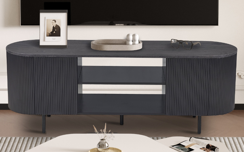 TV-Meubel Lagos donkerbruin | 160 cm