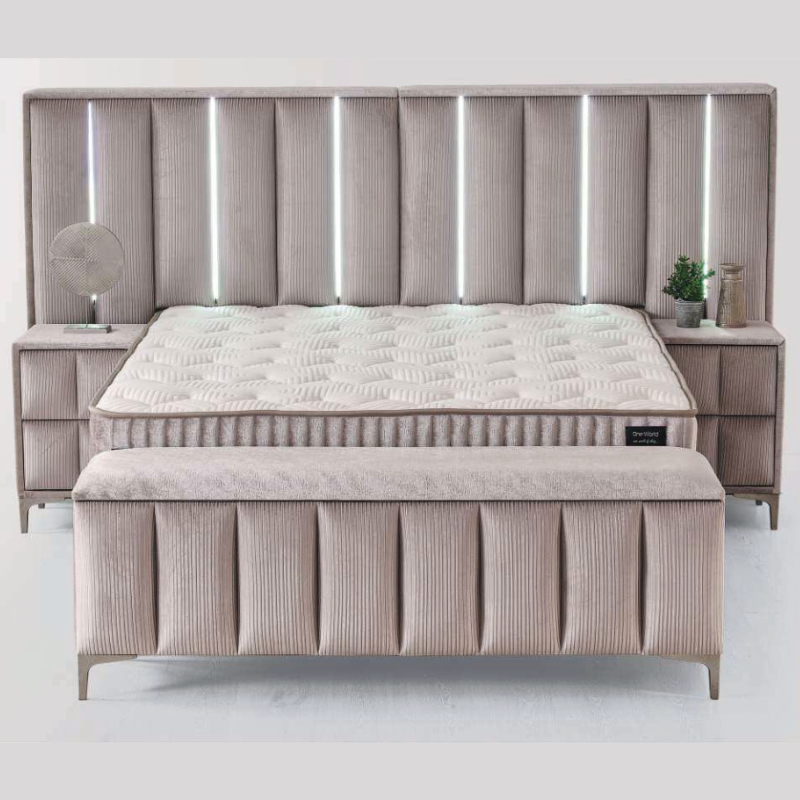 Boxspring Moonlight set met opbergruimte