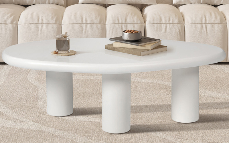 Salontafel Tavira cement ecru | 120 cm